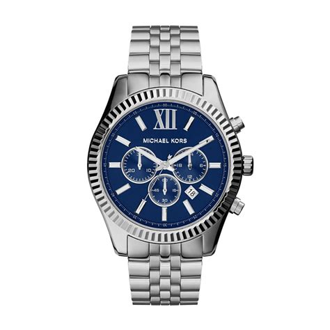 michael kors watches blue face